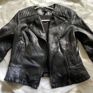 Topshop Faux leather jacket